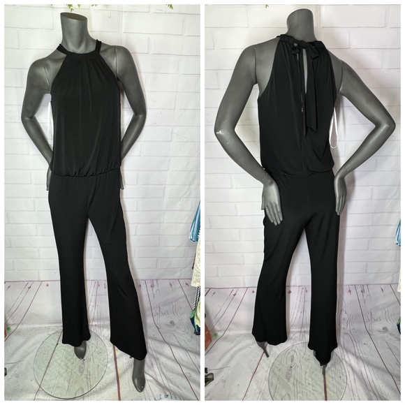 |•LAUNDRY BY SHELLI SEGAL•| Black Jumpsuit Size 2 / XS - Picture 1 of 6